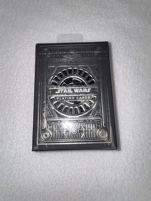 Star Wars Dark Side Black Playing Cards Poker Size Deck USPCC Custom New Sealed