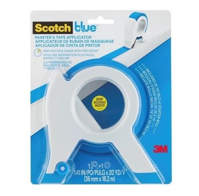 ScotchBlue Abdeckband Applikator mit 1 Rolle Abdeckband 36 mm x 18,2 m