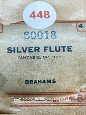 Player Piano Roll SILVER FLUTE Brahams