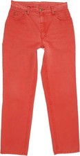 Lee Oklahoma Herren Jeans Rot Straight Regular W31 L29 (84321)