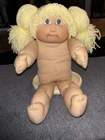 Vtg 1984 Jesmar Cabbage Patch Kid Doll Blonde, Green Eye, Dimples CPK