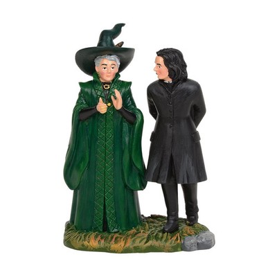 Department 56 Harry Potter Village Snape & McGonagall Village Figures, 3.5'' NEW!