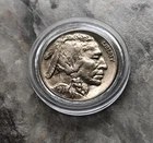 1938-D BUFFALO NICKEL WITH  FULL HORN, SHARP BU MINT CONDITION!