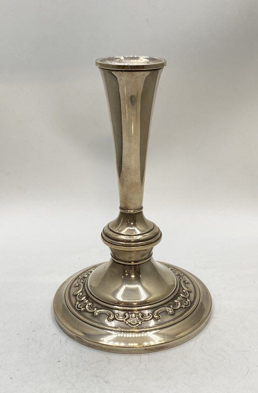 Gorham Sterling Silver Candlestick Weighted Cement Filled 7 Inch Vintage