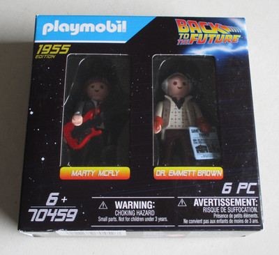 Playmobil Set 70459 - Back to the Future - Figuren M Mcfly  Dr E Brown - NEU OVP