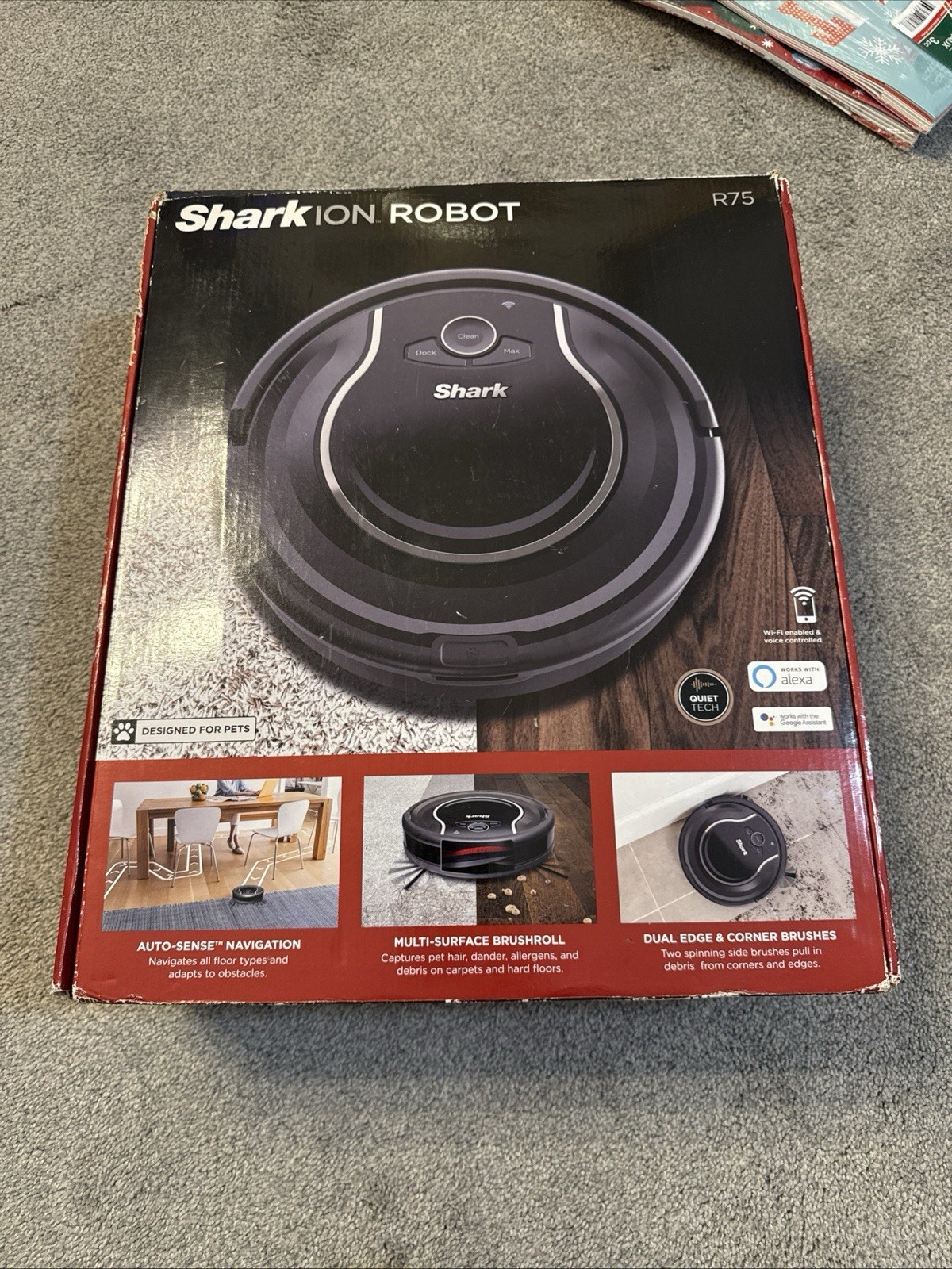 Shark ION Robot R75 RV750 Wi-Fi Vacuum