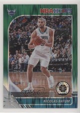 2019-20 Panini NBA Hoops Premium Stock Green Flash Prizm 9/99 Nicolas Batum 05c8