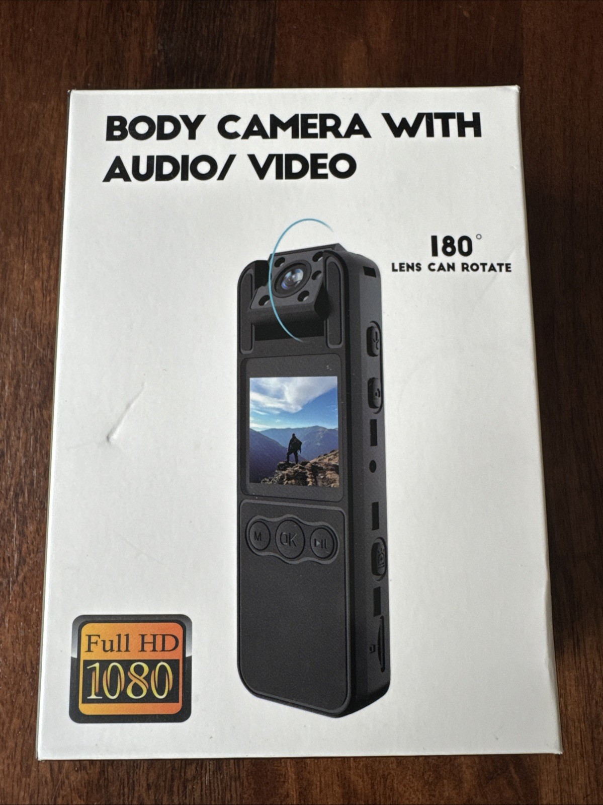 BOBLOV A26 Mini Body Camera 64GB, Rotation Lens, Tripod 1080P Small Body Cam