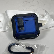 Soft silicone case for earbuds w/cleaner kit black 