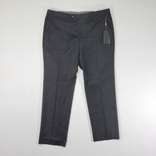 Michael Kors Men's Dress Pant Trousers Black Wool Stretch MALONE SZ 36 x 29 NEW