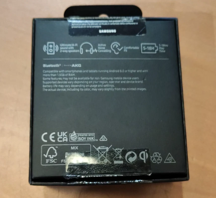 Samsung Galaxy Buds2 Pro Bluetooth ANC con custodia ricarica Grigio (SM-R510), foto 3 de 5