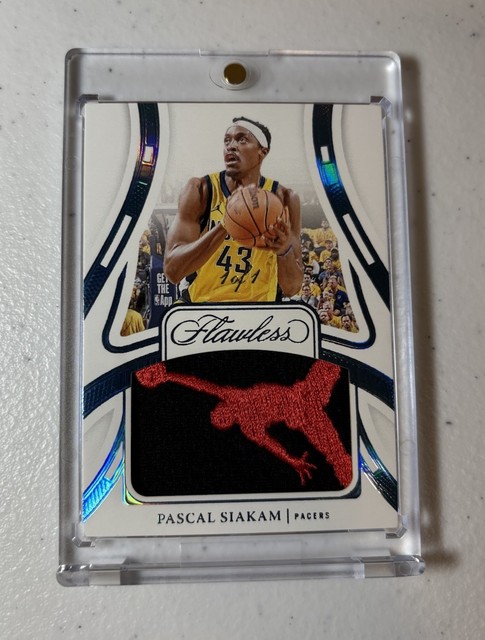 Pascal Siakam 2023-24 Flawless Jump Man 1/1 Patch Game Worn
