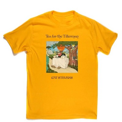 Vtg Teaser and the Firecat Cat Stevens Yellow S to 5XL T-Shirt ZL195