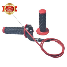 Twists Throttle Grip,Dirt Bike Grips with Throttle Cable and Handlebar Grip for