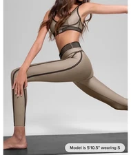 aloyoga set Pilates set AIRLIFT HIGH-WAIST 7/8 LINE UP L EGGING