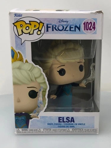 Funko POP! Disney Frozen Elsa #1024 Vinyl Figure DAMAGED BOX SEE PICS