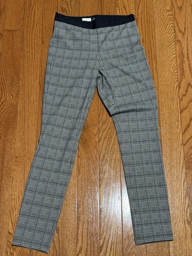 J.Crew Damen Gigi Hose seitlicher Reißverschluss Glen Plaid Größe 6 BA793 - Bild 1 von 9