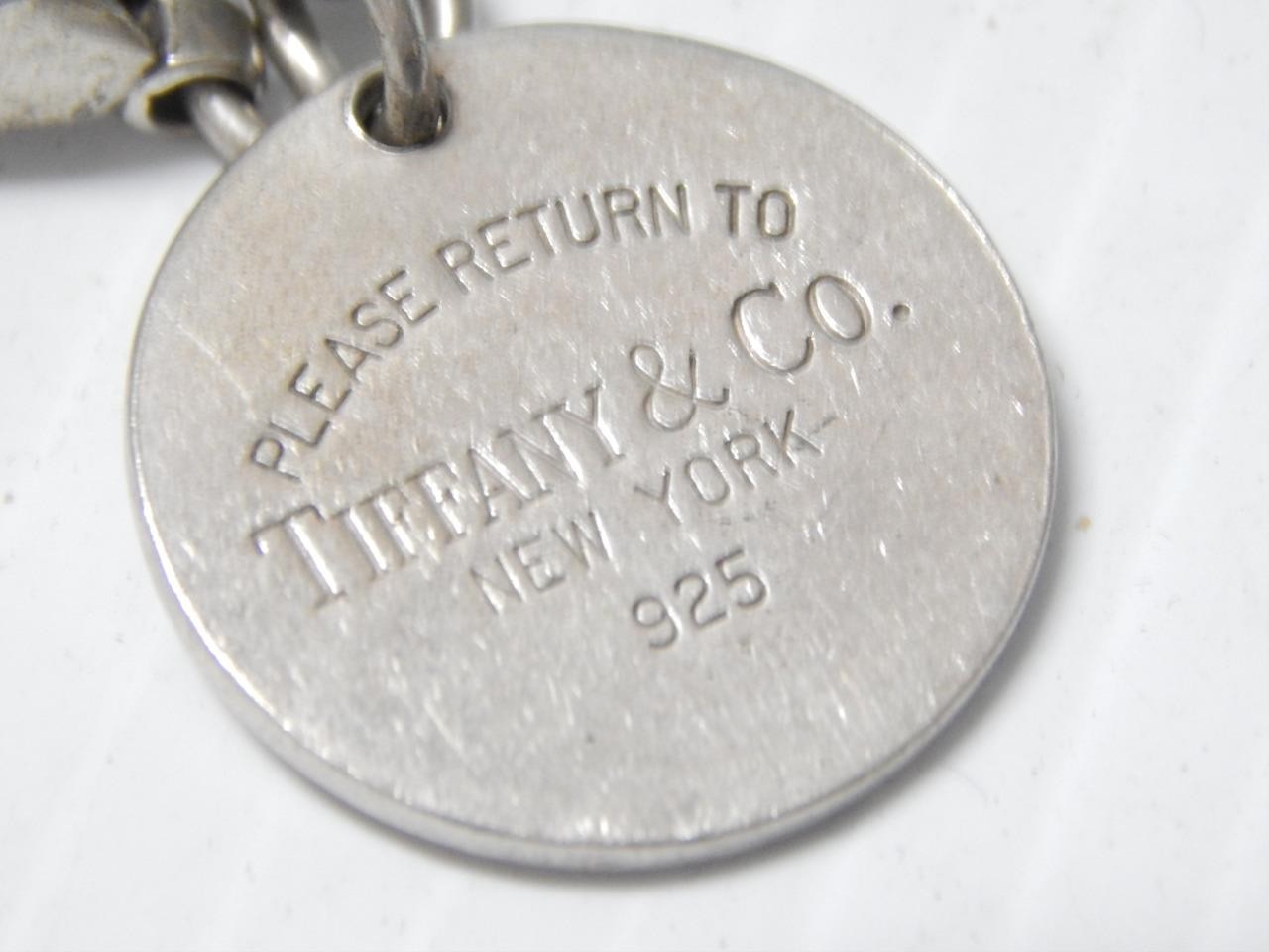 SOLID HEAVY TIFFANY STERLING SILVER RETURN TO rou… - image 2