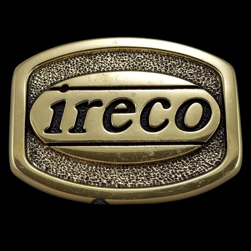 Vintage Ireco Solid Brass BTS 1981 Belt Buckle Gold Tone Collectible | eBay