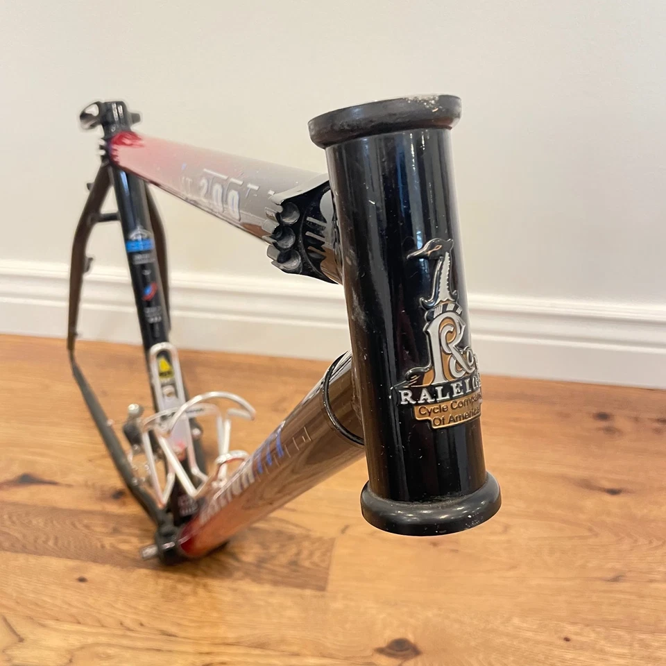 Vintage RALEIGH MT 200 Mountain Bike Frame Set 18” Chromoly Aluminum - Image 4 of 4