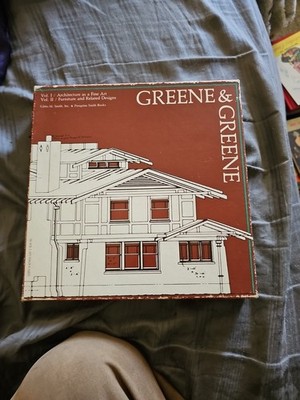 Greene & Greene Vol 1 & 2 Architecture & Furniture Design Fine Art Book