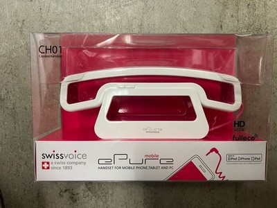 Swissvoive ePure Corded Telephone  NIB Handset For Your Electronics