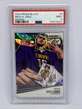 2024/25 PANINI PRIZM BLACK MANGA #9 NIKOLA JOKIC PSA 9