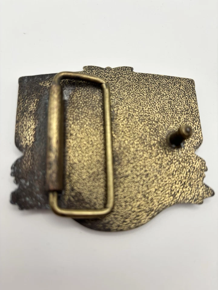 Fivela de cinto masculina vintage Redman tabaco de mascar 100º aniversário caubói ocidental - Imagem 3 de 4