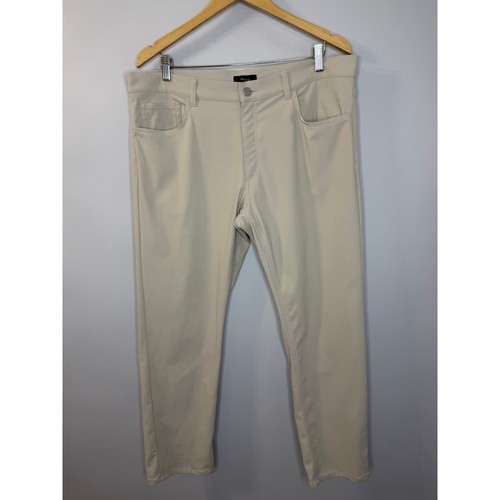 Theory Men's Raffi.Neoteric Twill Pant Men's 36 Ivory Preppy