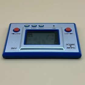 FIRE Nintendo Game & Watch RC-04 Silver Series 1980 Vintage Japan