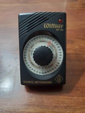 Vintage Wittner MT-50 Quartz Metronome w/Earphone Jack and Built-in Stand