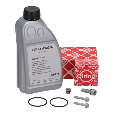 ELRING Ölwechsel Dichtungssatz + ORIGINAL 850mL Öl für VAG Haldex-Kupplung Gen 5
