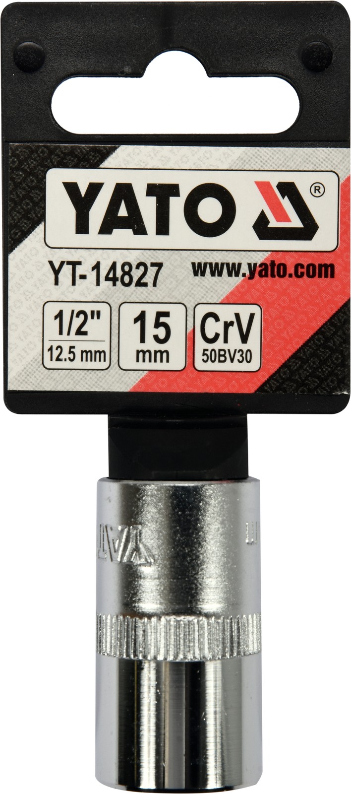 Fits YATO NARZ�DZIA YT-14827 SPLINE SOCKET 1/2' *15MM*38MM