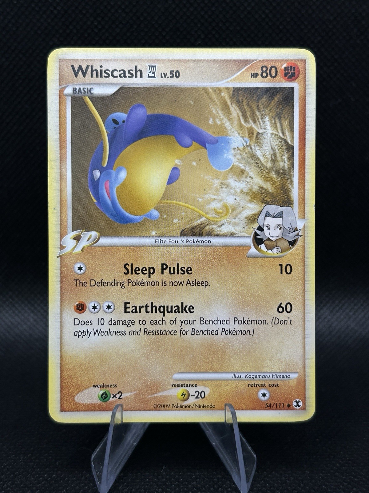 Whiscash E4 54/111 Platinum Rising Rivals Uncommon NM Pokemon
