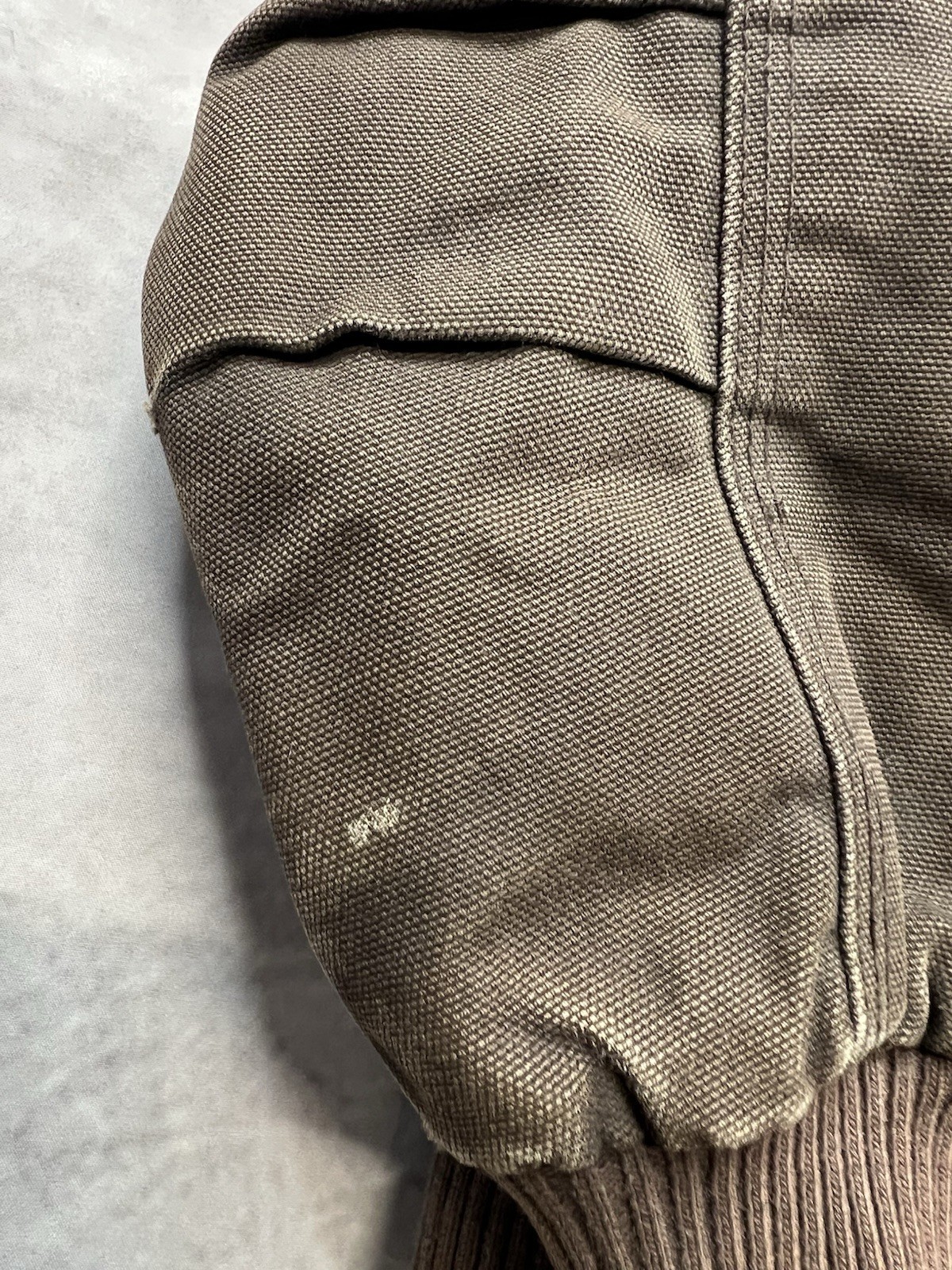 Carhartt Chocolate Brown Hooded Jacket Quilted Youth  Size XXS 4-5 thumbnail 8