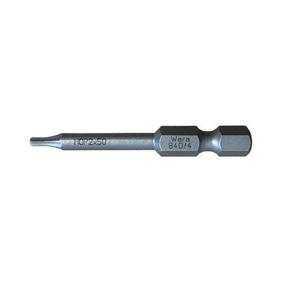 Wera 840/4 Z Sechskant Plus / Inbusschlüssel 50 mm Schraubendreher-Bits 1/4'' Sechskantantrieb (2 mm,  