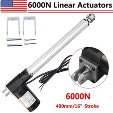 DC 12V Linear Actuator 1320LBS/6000N 400mm for Auto Car Lift Heavy Duty Medical