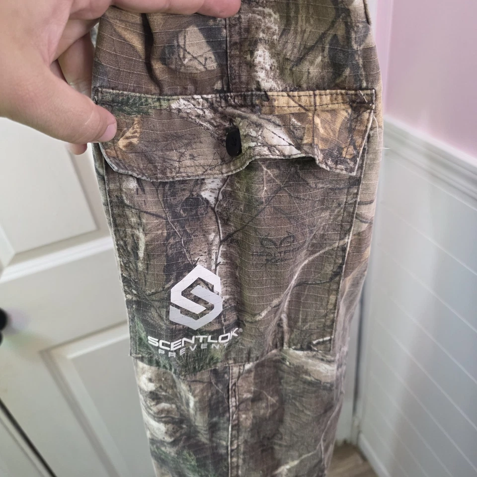 Scent Lok Hunting Pants Men’s 2XL (40W/30L) Camo Adjustable Waist Cargo Outdoor - Image 3 of 4