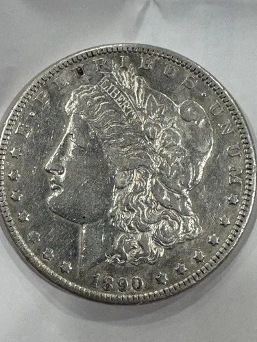 1890 CC Morgan Silver Dollar, High Grade, Better, Semi-KEY Date Carson City XF