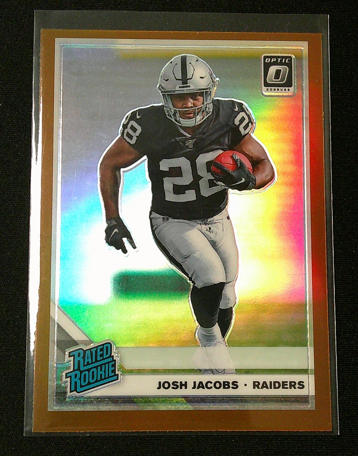 2019 Donruss Optic Rated Rookie Bronze Josh Jacobs #158