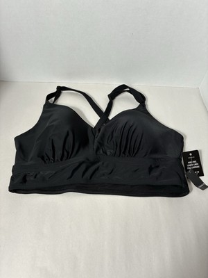 New!! Torrid Wire Free Lightly Lined Full Coverage Bra Sz L/DD Black 