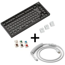 Glorious PC Gaming Race GMMK Pro White on Black Gaming Keyboard GABU-471