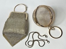 Gold Rhinestone Mesh Wire Sphere Clutch Evening Bag Set Nordstrom