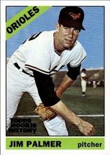 2018 Topps Archives #126 Jim Palmer Topps Rookie History