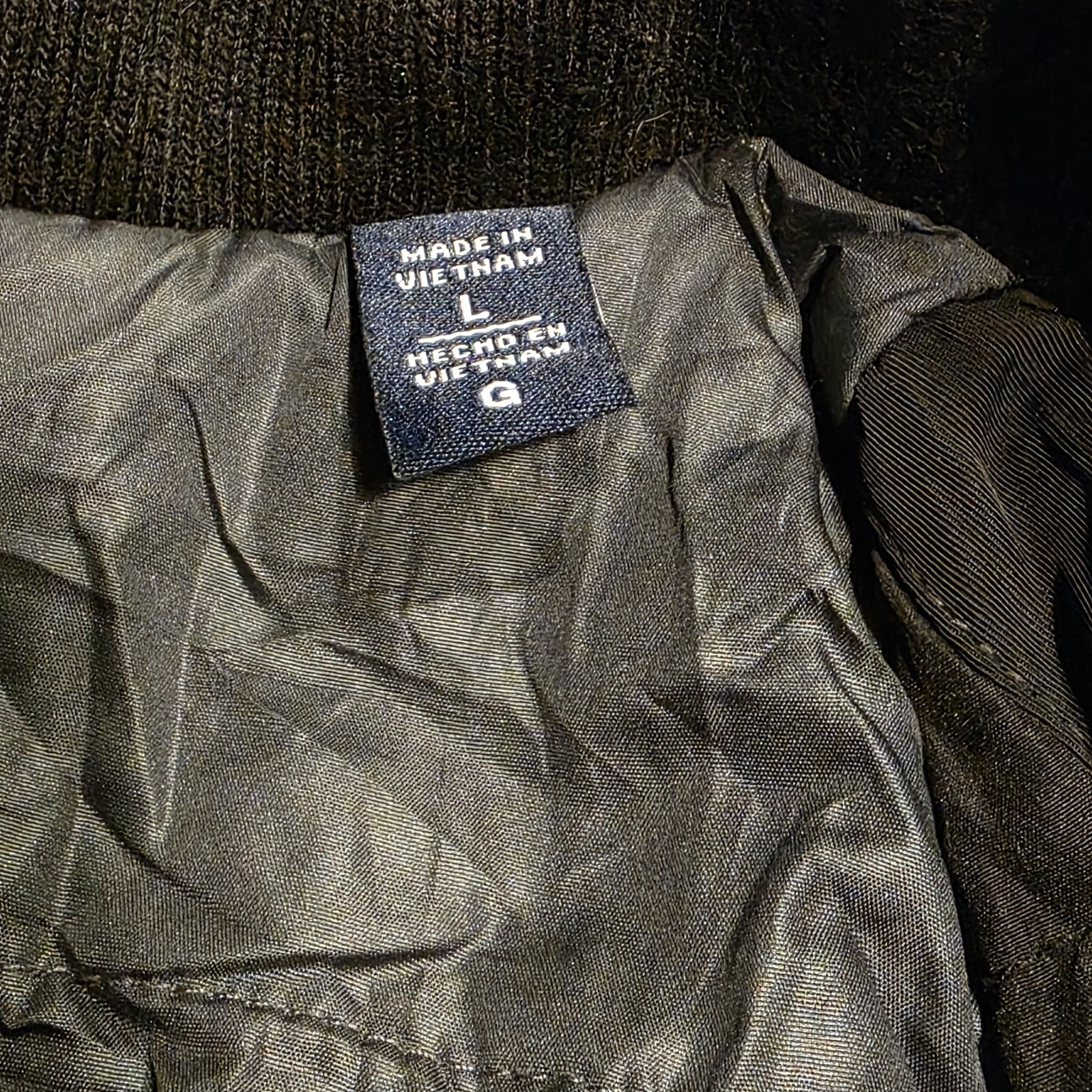 Tommy Hilfiger Size L Black Hooded Water Resistant Bomber Jacket image 9