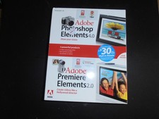 Adobe Photoshop Elements 4.0 Adobe Premiere Elements 2.0 PC, 2005 Complete