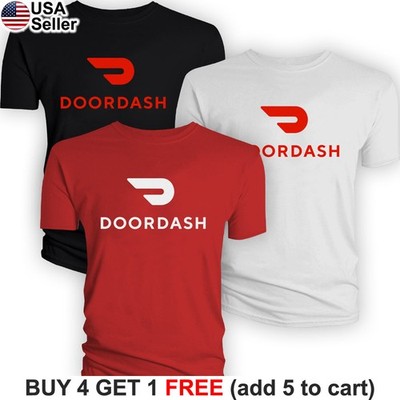 DoorDash T-Shirt Food Delivery Driver Door Dash Service Grocery Groceries BWR01