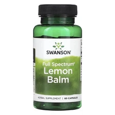  Swanson Full Spectrum Lemon Balm Relaxation Sleep Support 500 Health and Beauty