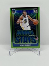 KEVIN DURANT 2024-25 Donruss Optic Basketball Winner Stays Lime Green Prizm /199