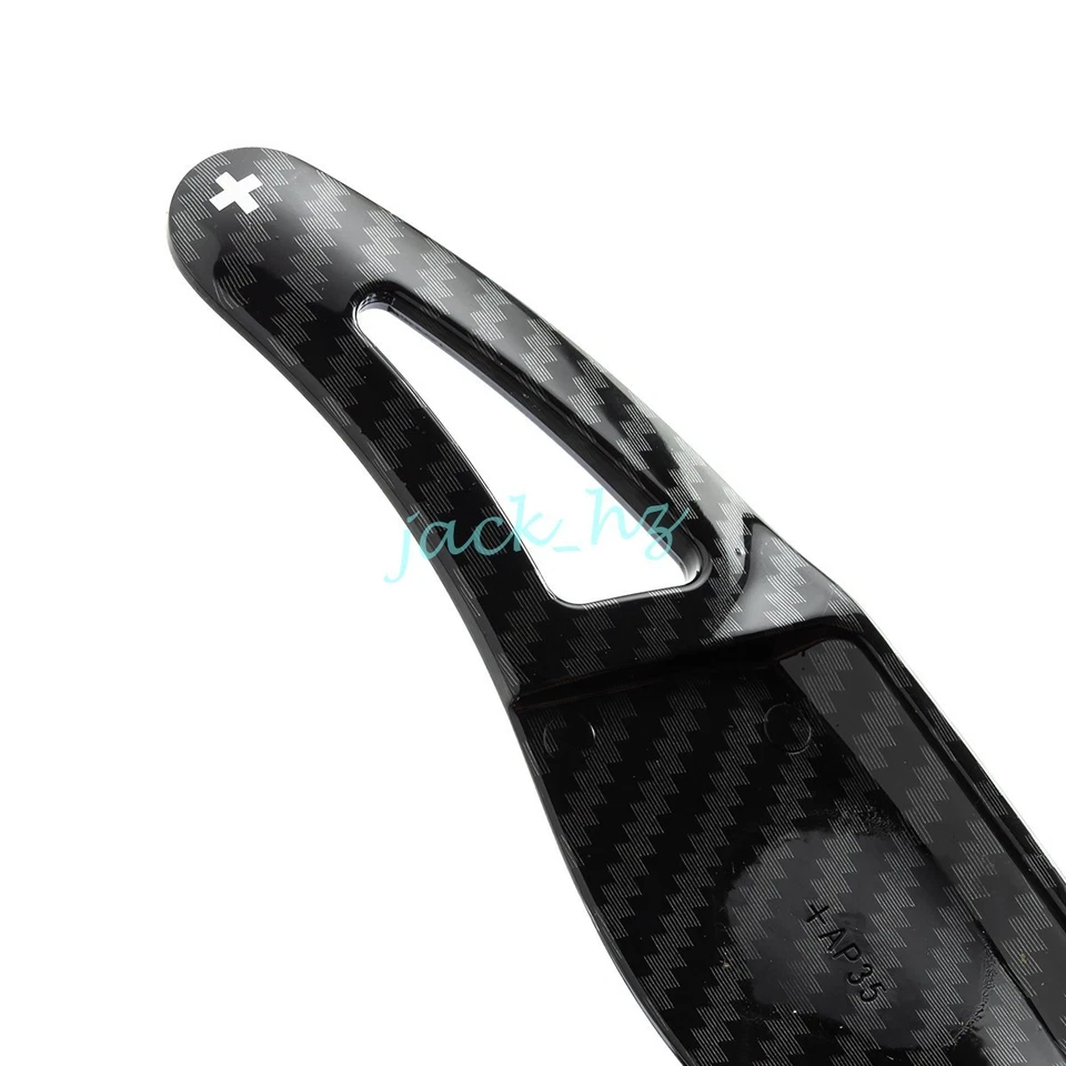 Carbon Fiber Steering Wheel Paddle Shift Extend For Suzuki Vitara Ciaz Swift SX4 - Image 4 of 4
